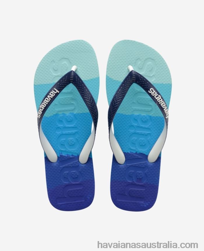 Havaianas Top Logomania Multicolor GRADIENT MARINE BLUE