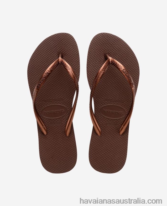 Havaianas Slim DARK BROWN