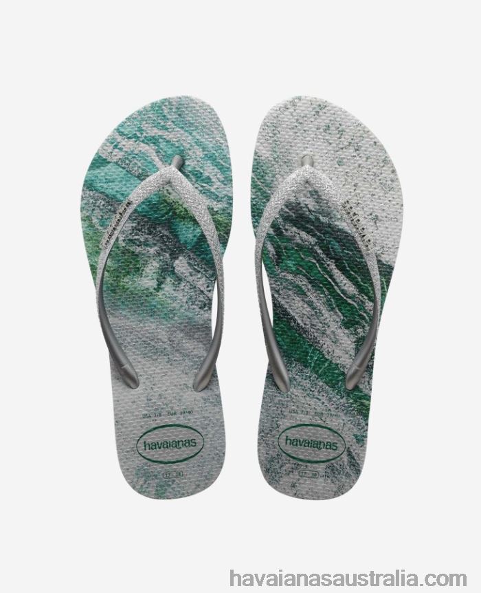 Havaianas Slim Shine SILVER