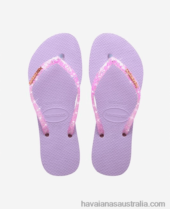 Havaianas Slim Glitter Flourish PURPLE