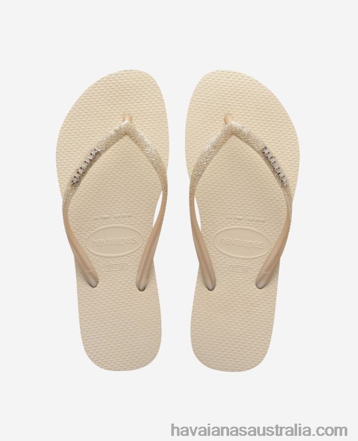 Havaianas Slim Glitter II BEIGE