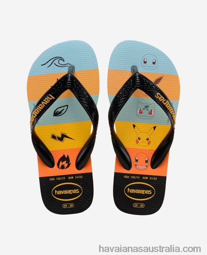 Havaianas Kids Top Pokeacutemon ORANGE CITRUS