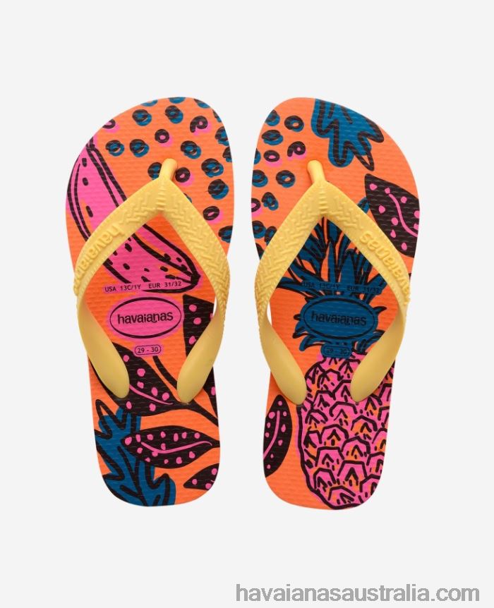 Havaianas Kids Top Fashion Sky CORAL SPARK