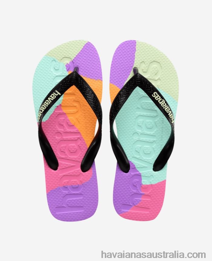 Havaianas Top Logomania Colors II BLACK