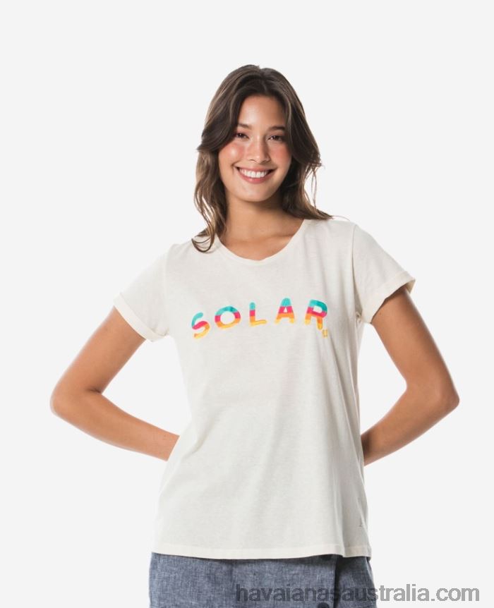 Havaianas T-Shirt Solar OFF WHITE