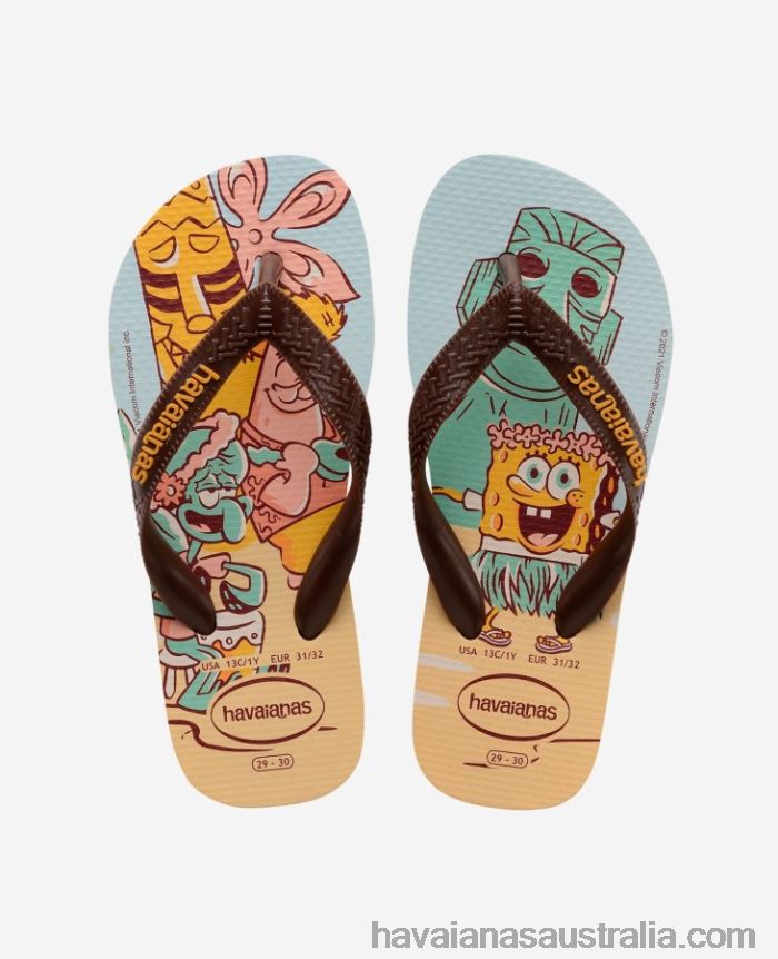 Havaianas Kids Top Bob Sponge GOLDEN