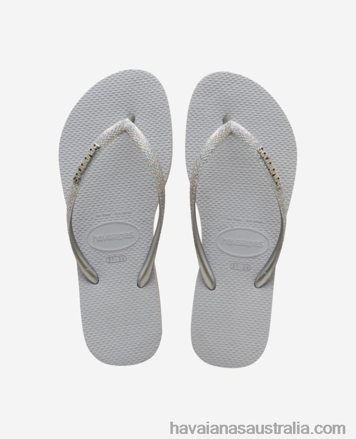 Havaianas Slim Glitter II ICE GREY