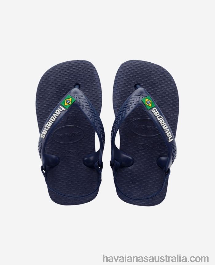 Havaianas Baby Brasil Logo II NAVY BLUE