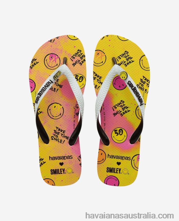 Havaianas Smiley 50th BLACK