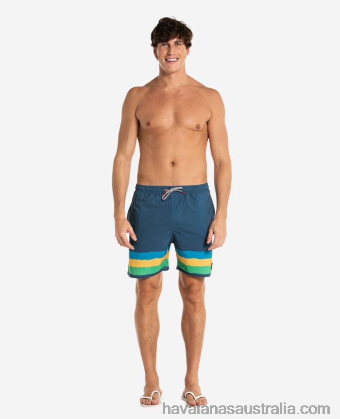 Havaianas Boardshorts Eur Mid Brasil Tech Eco NAVY BLUE
