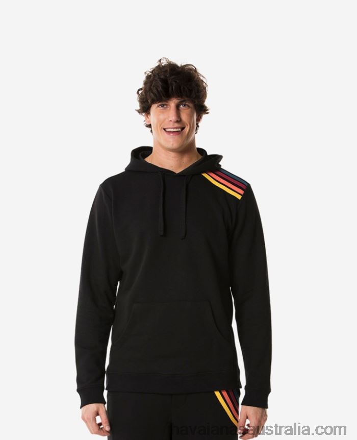 Havaianas Rainbow Eco Sweat Hoodie BLACK