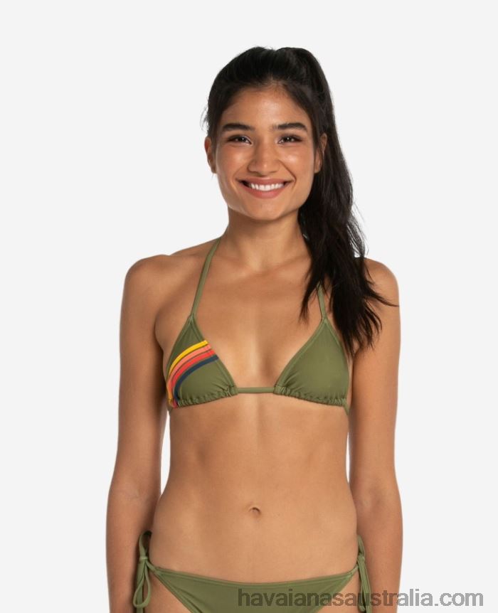 Havaianas Bikini Top Triangle Hava Classics OLIVE GREEN
