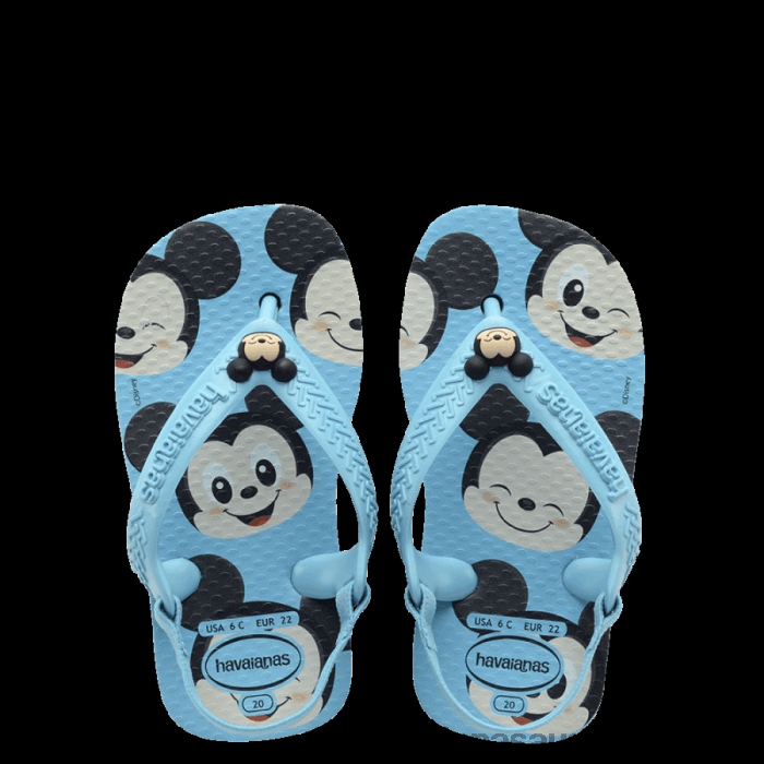 Baby Disney Classics Flip Flops Blue