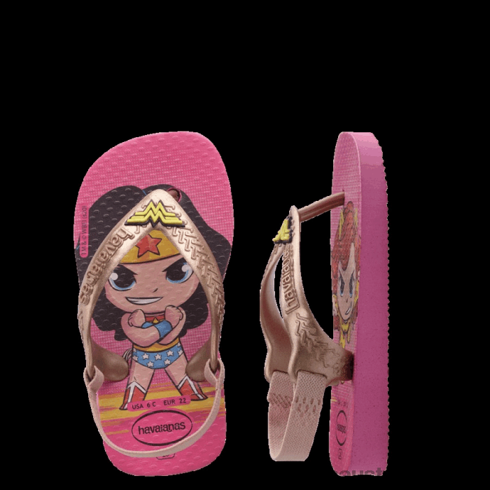 Baby Heroes Thongs Pink Flux