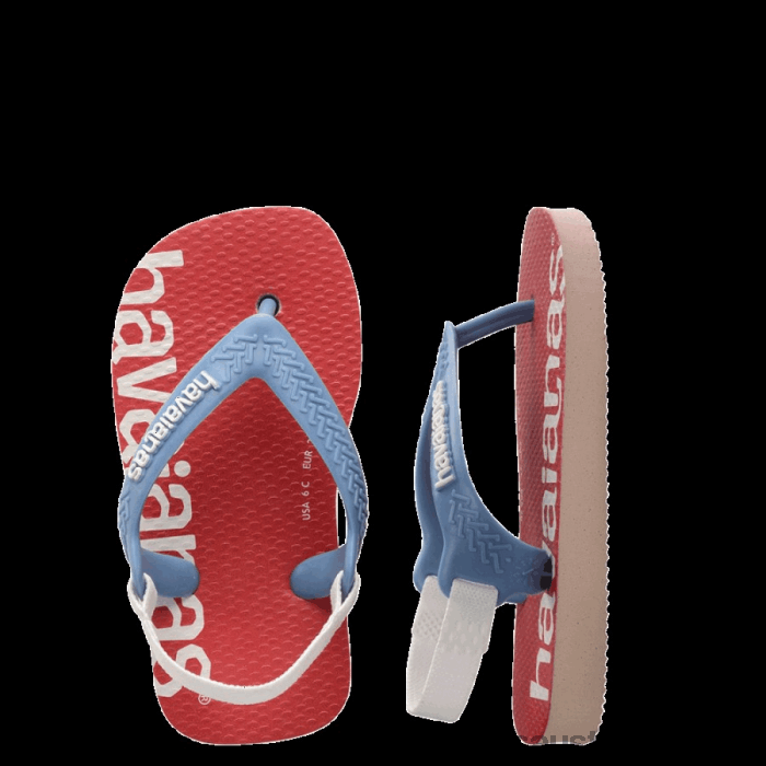 Baby Logomania Thongs Ballet Rose