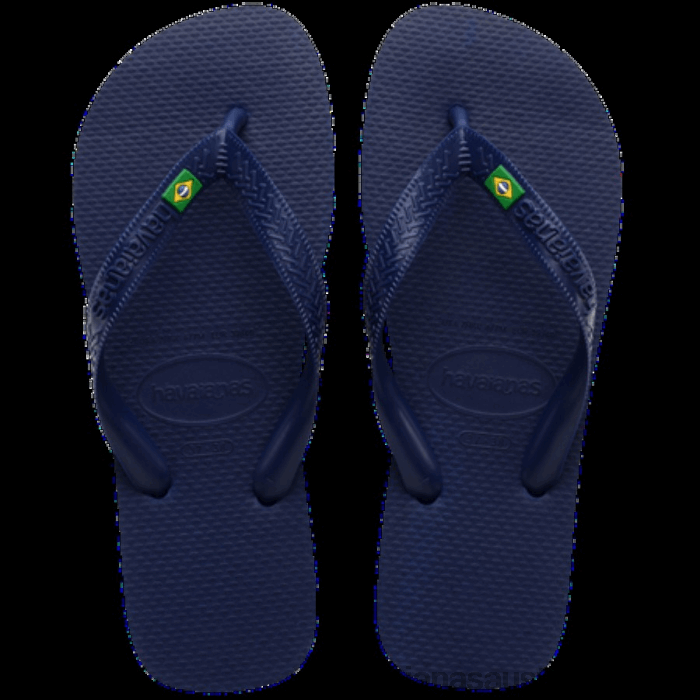 Brazil Flip Flops NAVY BLUE