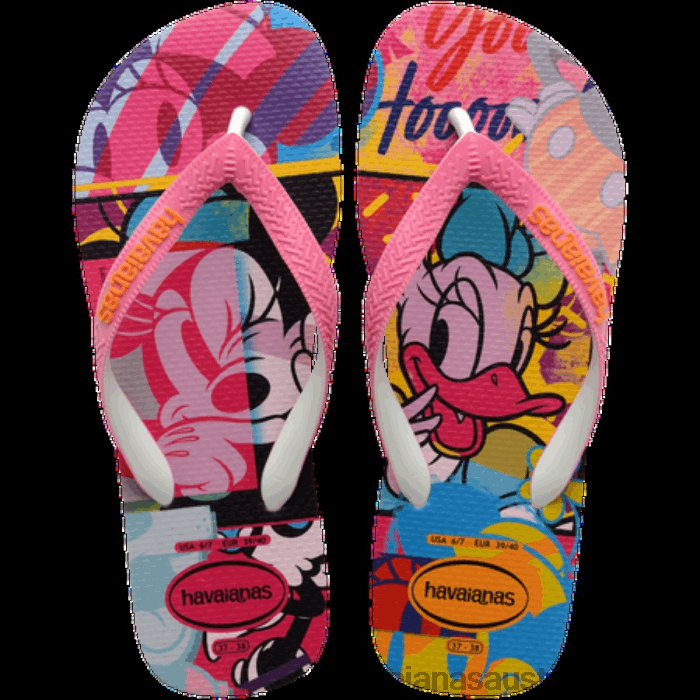 Disney Stylish Flip Flops MACARON PINK