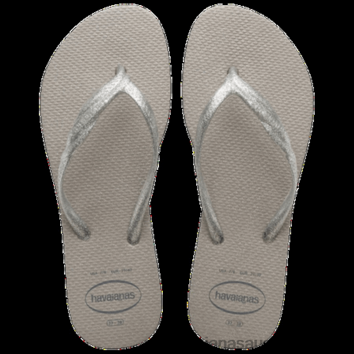 Fantasia Gloss Flip Flop ICE GREY