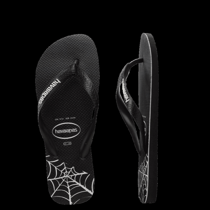 Kids Top Print Splice Thong Black