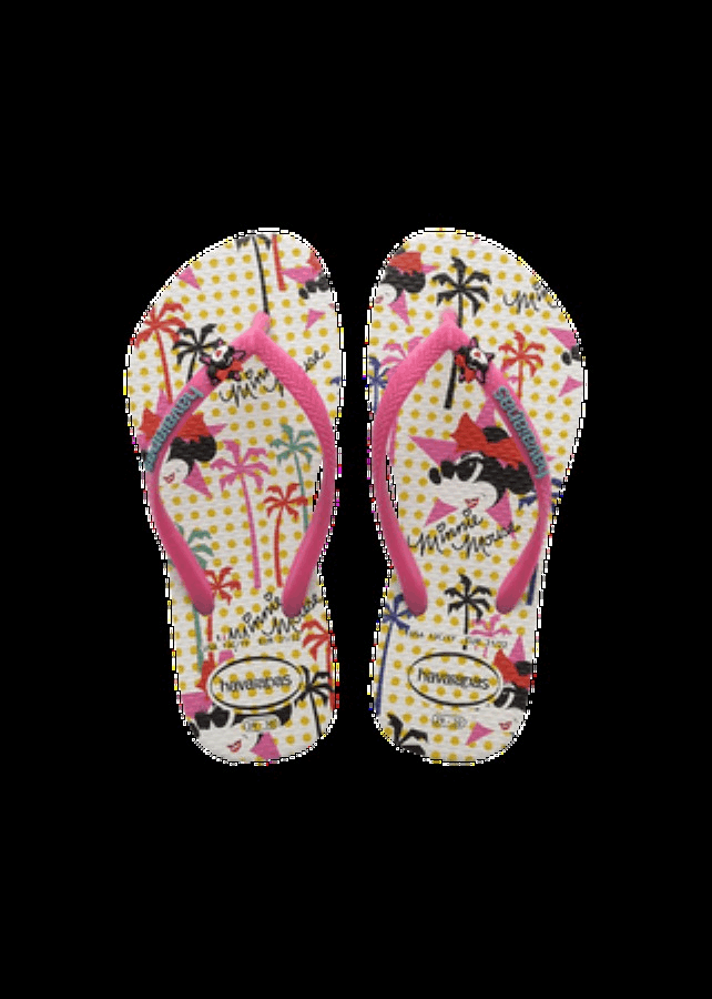 Slim Disney Cool Flip Flops WHITE