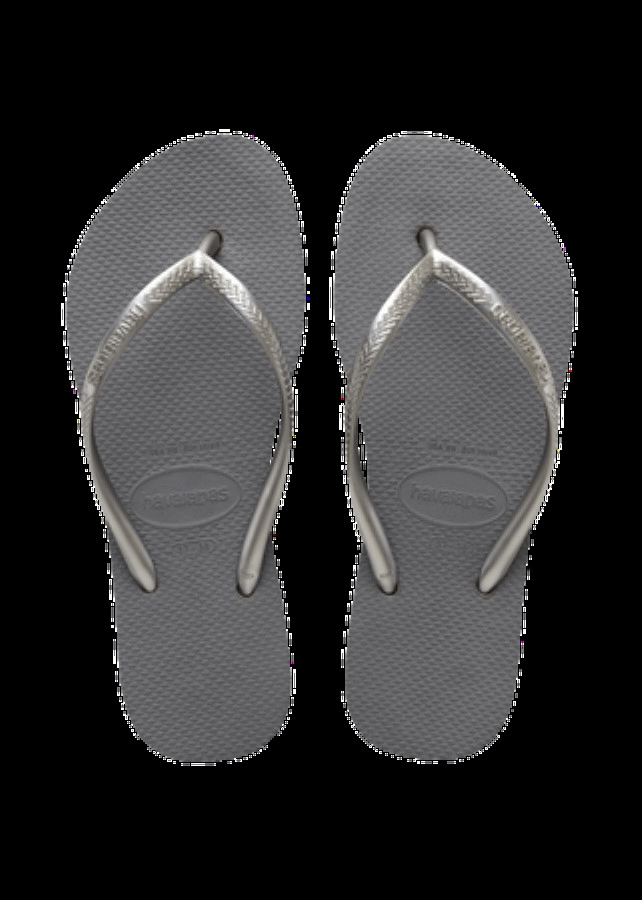 Slim Flatform Flip Flops STEEL GREY