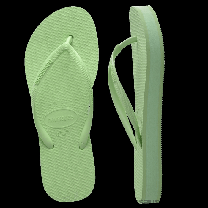 Slim Flatform Thongs Hydro Green