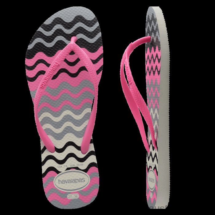 Slim Harmony Thongs White