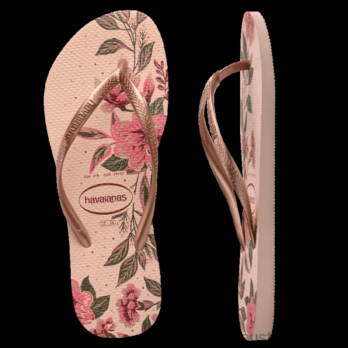 Slim Organic Thongs Ballet Rose
