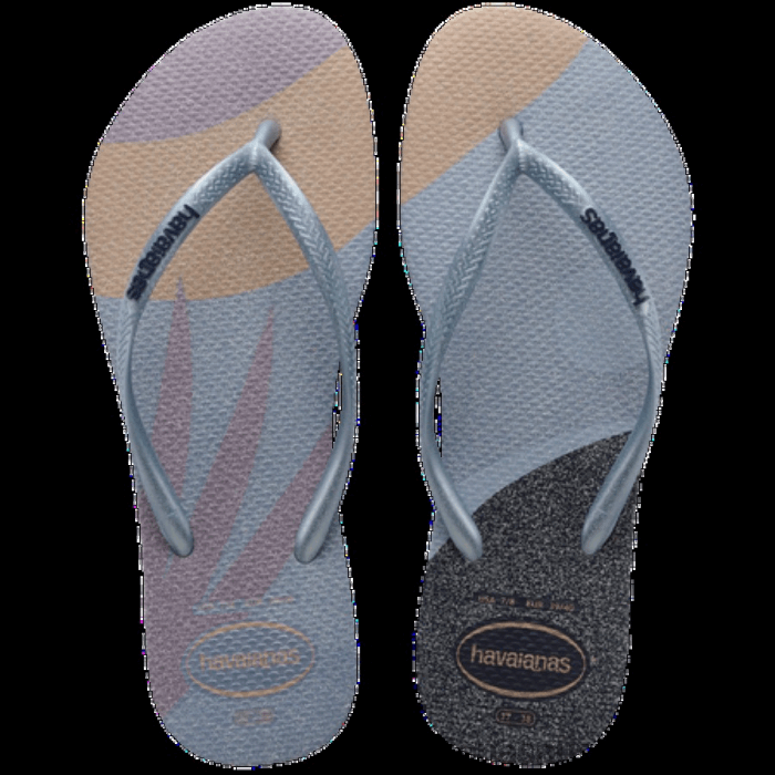 Slim Palette Glow Flip Flops ASHLEY BLUE