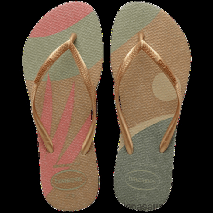 Slim Palette Glow Flip Flops SAND GREY