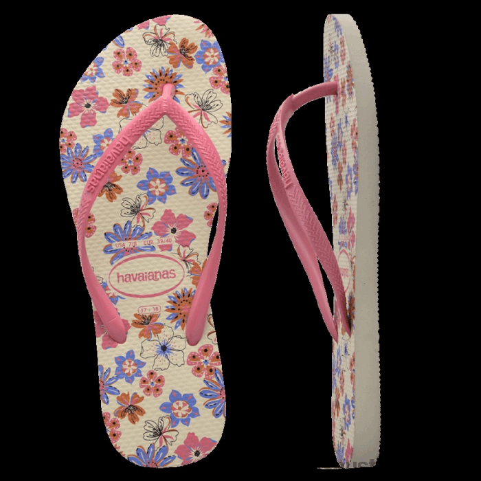 Slim Romance Thongs Pink