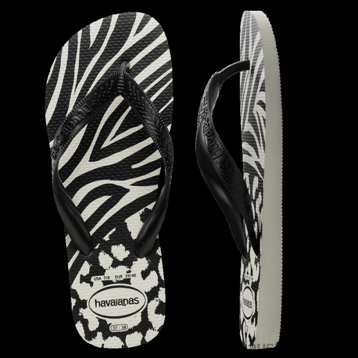Top Animals Thongs White