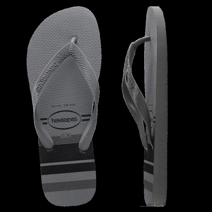 Top Basic Thongs Steel Grey