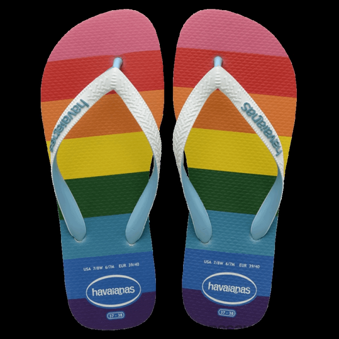 Top Pride Flip Flops Blue