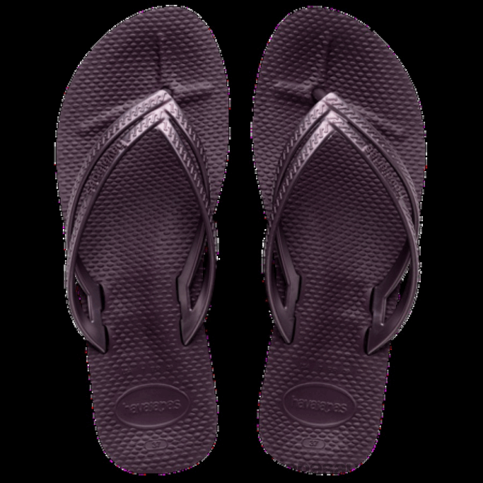 Wedges Flip Flops AUBERGINE