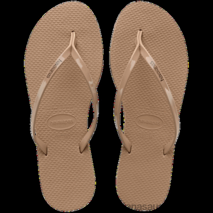 You Metallic Flip Flops ROSE GOLD