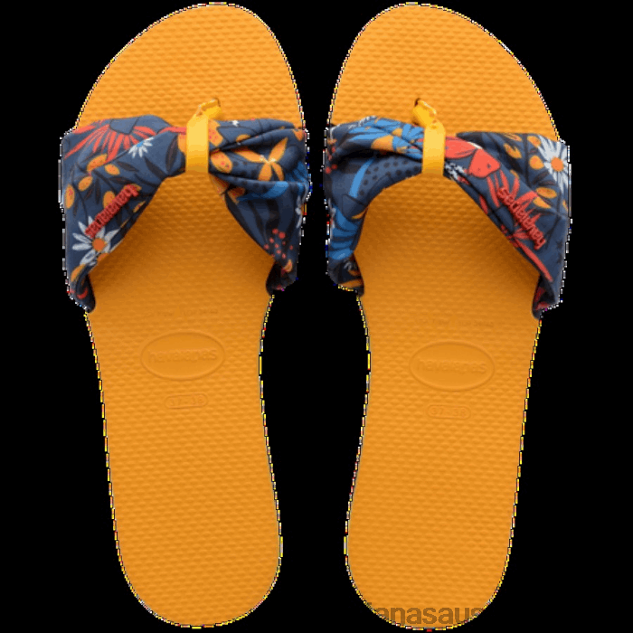 You St. Tropez Sandals ORANGE CITRUS